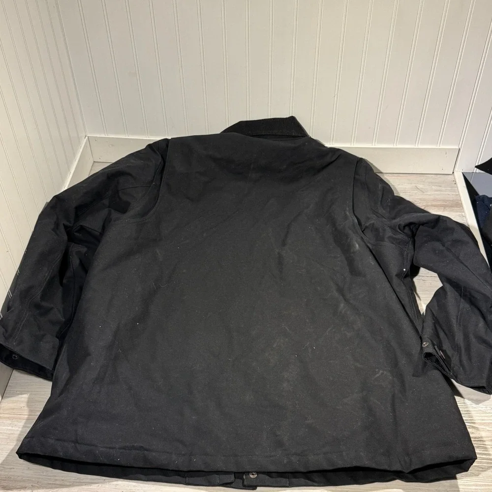 Lands End WorkWear Oeko-Tex Chore Barn Lined Coat Corduroy Collar Men's Size XXL